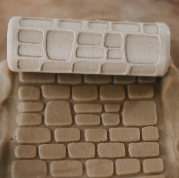 Cobblestone Path Roller - Pattern Playdough Roller
