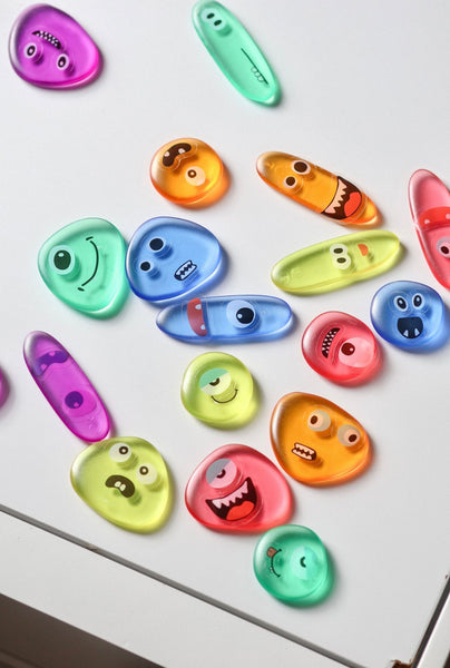 iSense Rainbow Pebbles - 18pcs with Emotion Stickers
