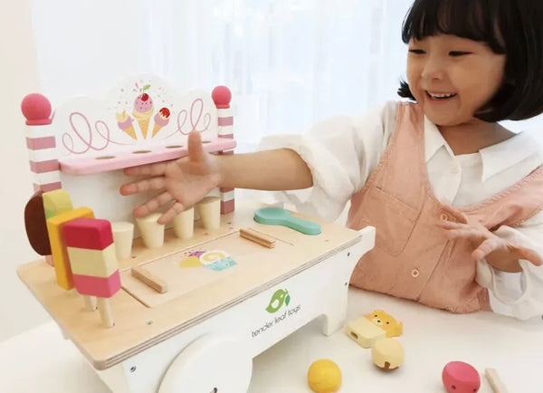 Push Along Ice Cream Cart