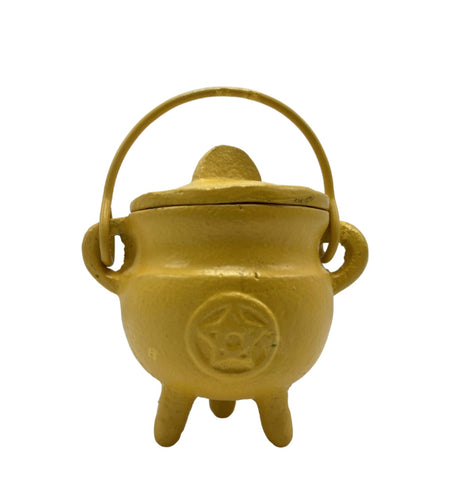 Yellow Pentagram Cauldron- Small