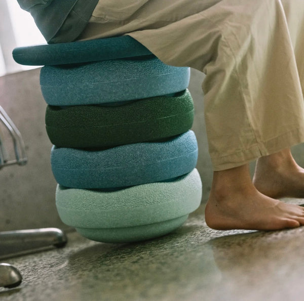 Stapelstein Balance Stepping Stones - Original, Single, Solid Colours~ Dark Green~