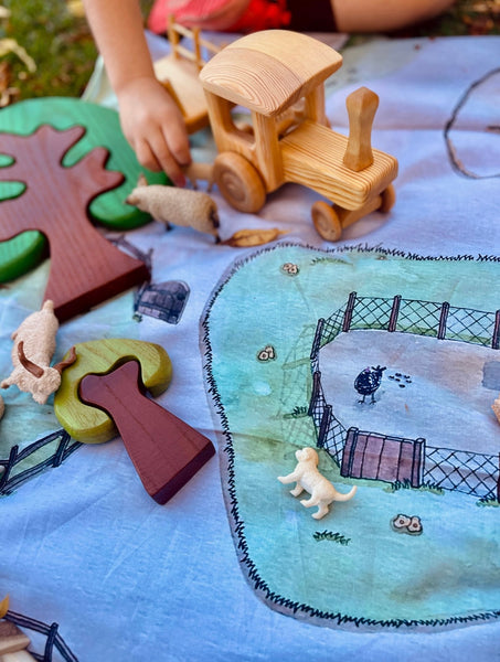 Coloured Wooden Trees