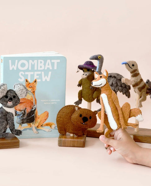 WOMBAT STEW FINGER PUPPETS SET