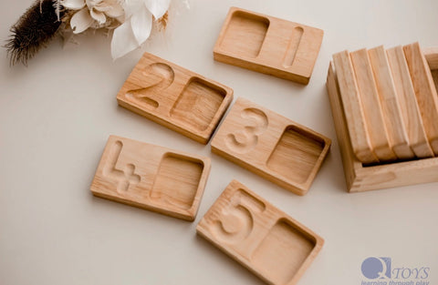 Number Counting and Writing Tray