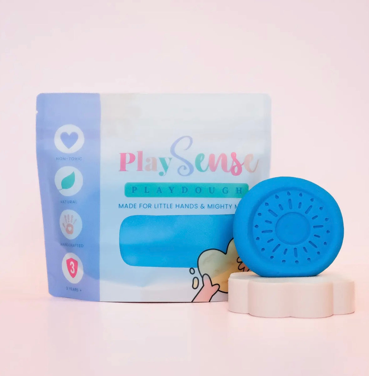 Play Sense Dough | Bright Blue | Blue Slushie Scented