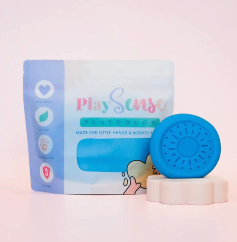 Play Sense Dough | Bright Blue | Blue Slushie Scented