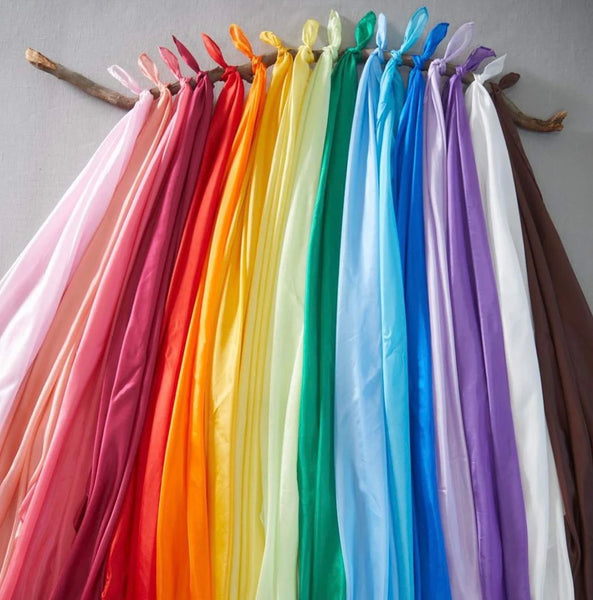 Sarah's Silks Playsilks - Solid Colours, Standard Size- White