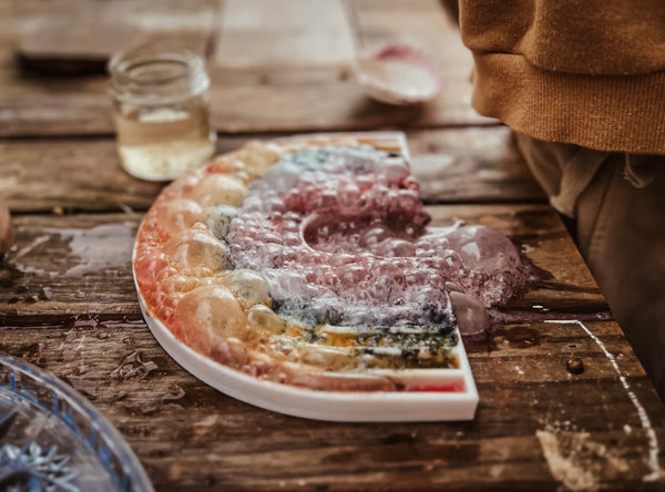 Rainbow Trinket Tray / Bioplastic Sensory Tray