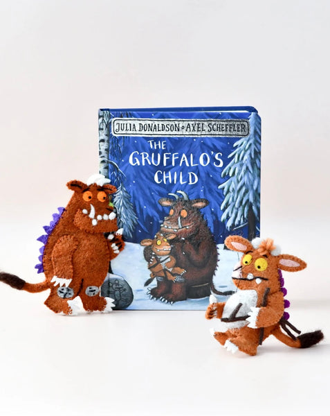 THE GRUFFALO'S CHILD FINGER PUPPETS SET BY JULIA DONALDSON AND AXEL SCHEFFLER