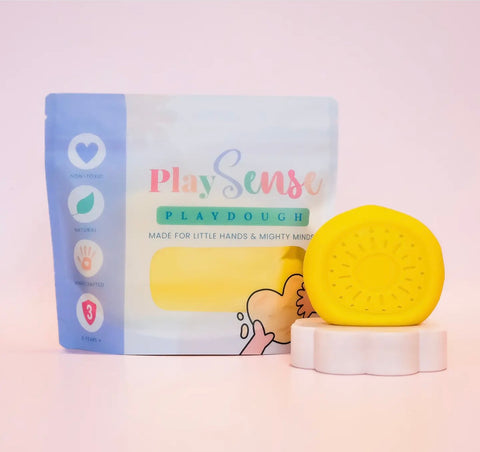 Play Sense Dough | Pastel Yellow | Banana Paddlepop Scented