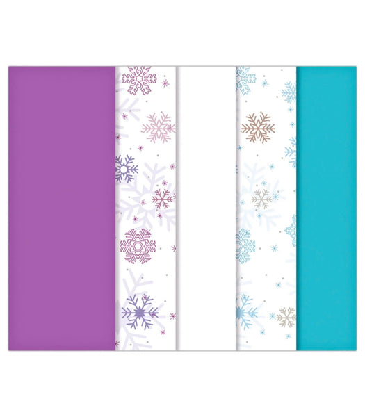 URSUS Window Star Folding Paper with Instructions - 80 Sheets 6x16cm, 5 Designs - Snowflake