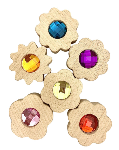 Gem Counting Flowers/6pc