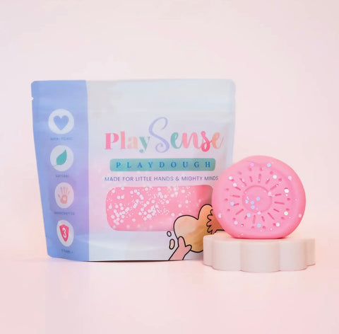 Play Sense Dough | Glitter Pastel Pink | Cotton Candy