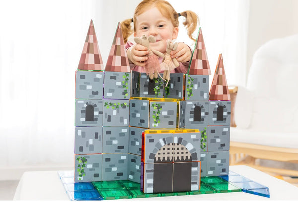 Magnetic Tile Topper - Castle Pack (40 Piece)