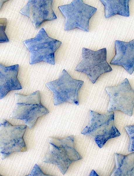 Blue Quartz mini star 1pc