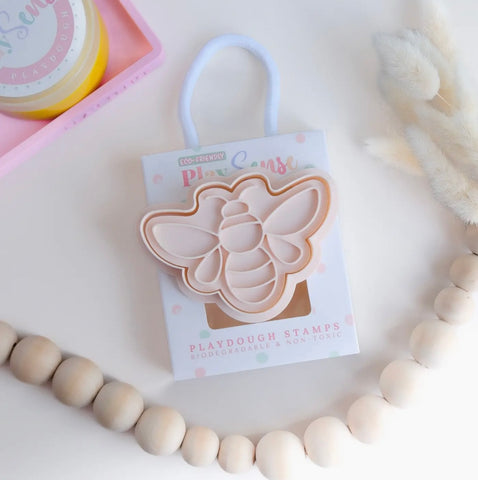 Flying Bee Beige | Eco Playdough Stamp