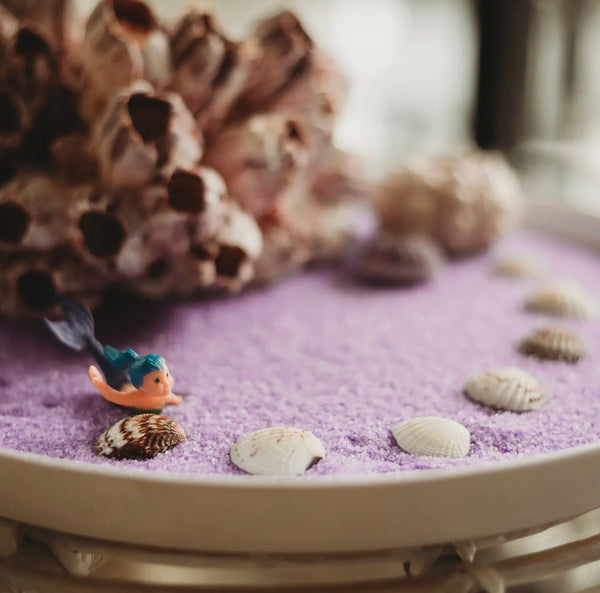 Urchin Sea Salt - Purple Coloured Sensory Salt For Potion and Sensory Play Trays.