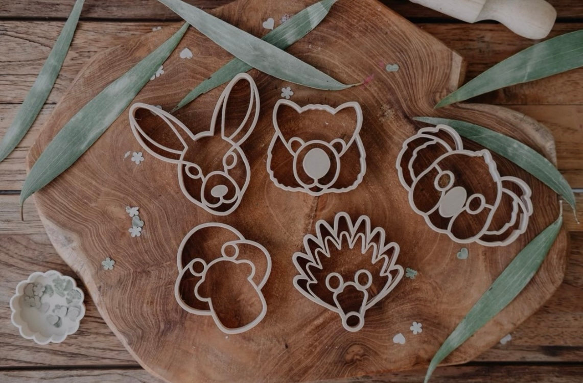 Aussie Animal Face Eco Cutter Set