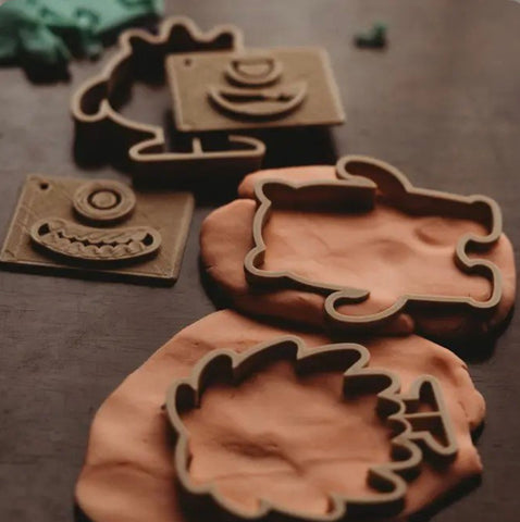 Halloween Monster Playdough Eco Stamp Set