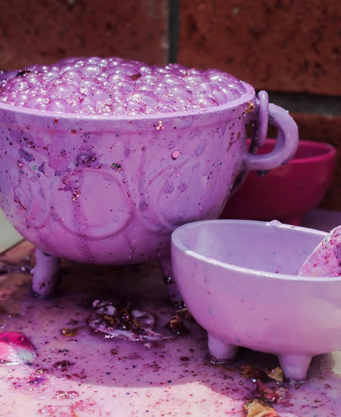 Lavender triple moon cauldron set