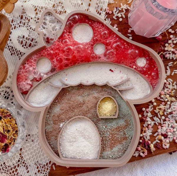 Toadstool House Tray