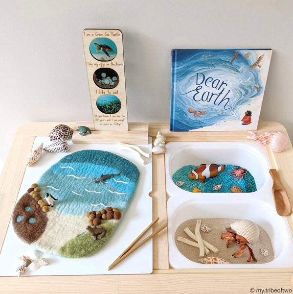 SEA, BEACH AND ROCKPOOL PLAY MAT PLAYSCAPE