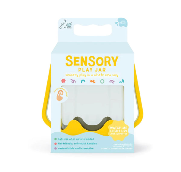GLO PAL SENSORY PLAY JAR YELLOW