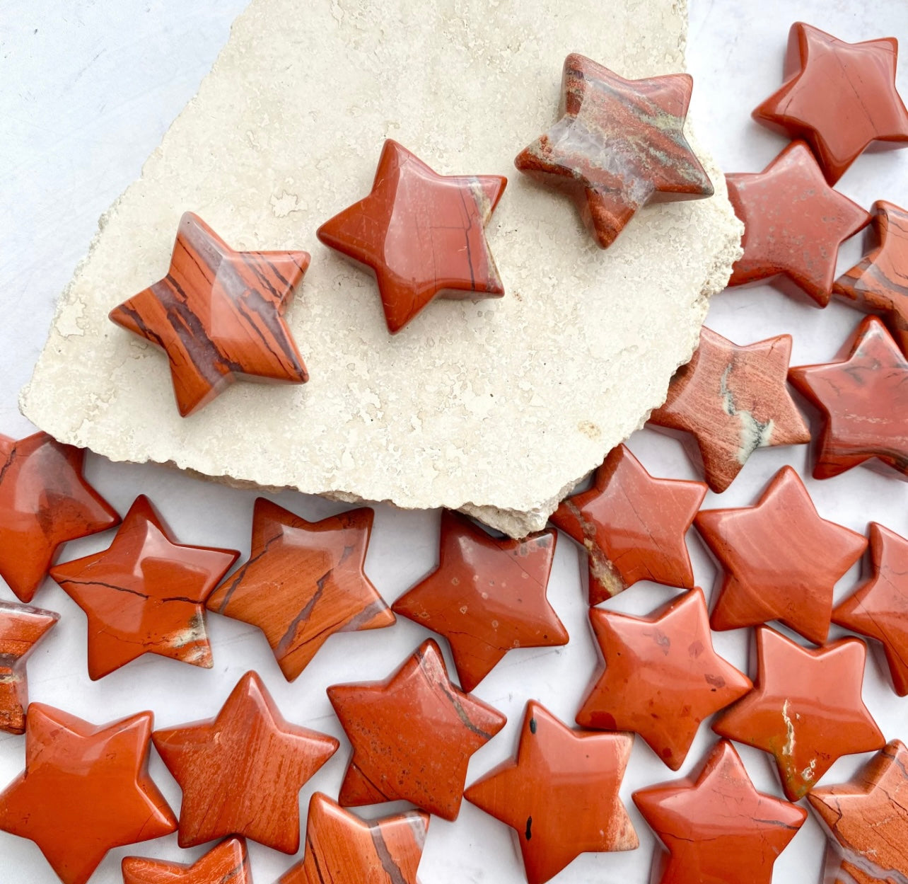 Red Jasper Mini Star 1pc