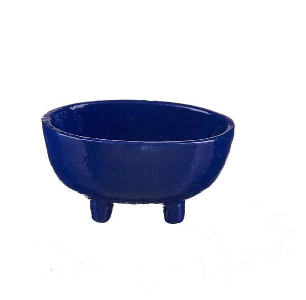 Open oval cauldron- Blue
