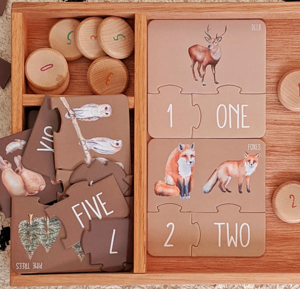 WOODLAND COUNTING PUZZLE