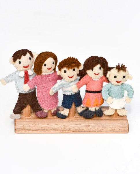 FINGER FAMILY - FELT FINGER PUPPET SET