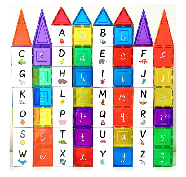 Magnetic Tile Topper - Alphabet Upper Case Pack (40 Piece)