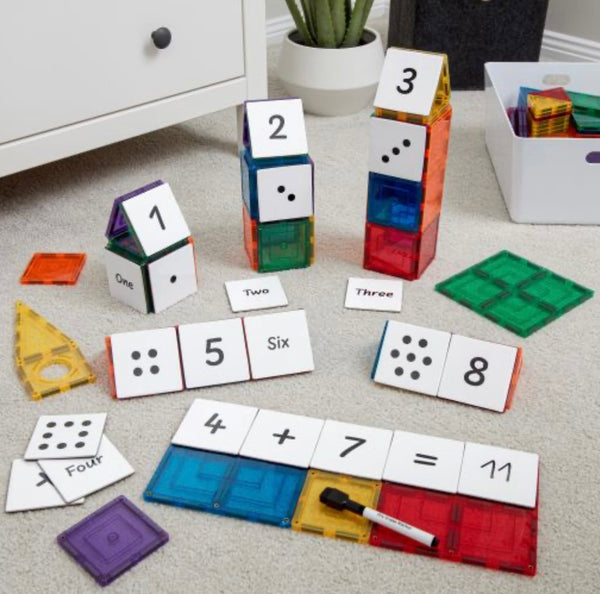 Magnetic Tile Topper - Numeracy Pack (40 Piece)
