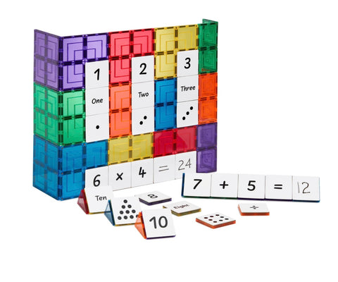 Magnetic Tile Topper - Numeracy Pack (40 Piece)