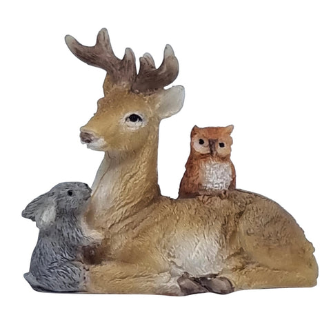 Forest Friends – Deer, Rabbit & Owl
