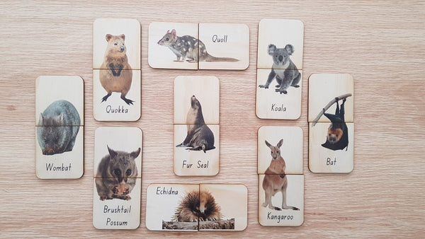 Australian Themed Matching Puzzle -Furry Friends 18 Piece