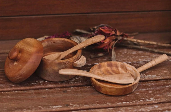 Mahogany Pot and Pan Set 5 Piece