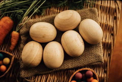 Jumbo Wooden Eggs