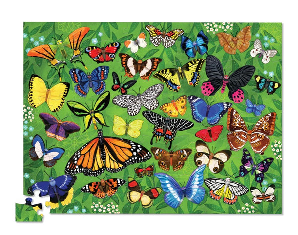 36 Animal Puzzle 100 pc - Butterflies
