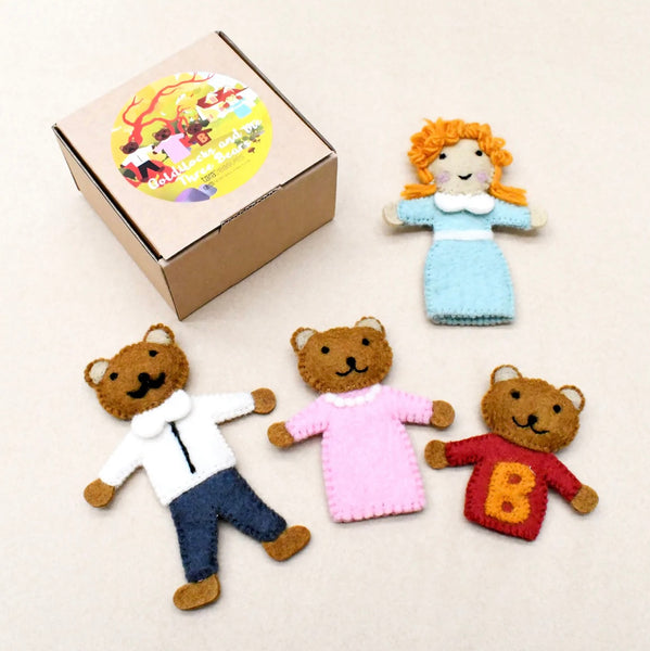 Goldilocks and the Three Bears, Finger Puppet Set