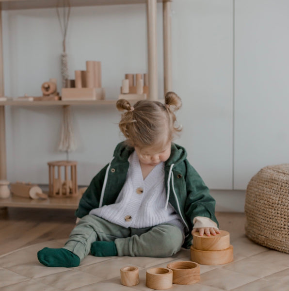 Natural Stacking Bowls