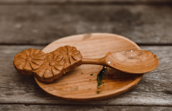 Triple flower spoon