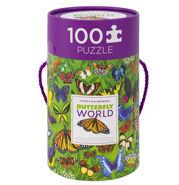 36 Animal Puzzle 100 pc - Butterflies