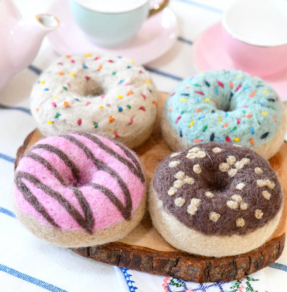 Felt Doughnuts Donuts (Set of 4)