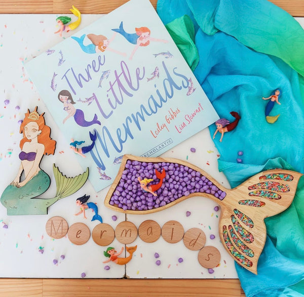 Mermaids tail sensory board