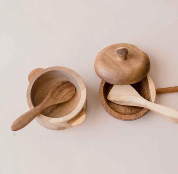 Mahogany Pot and Pan Set 5 Piece