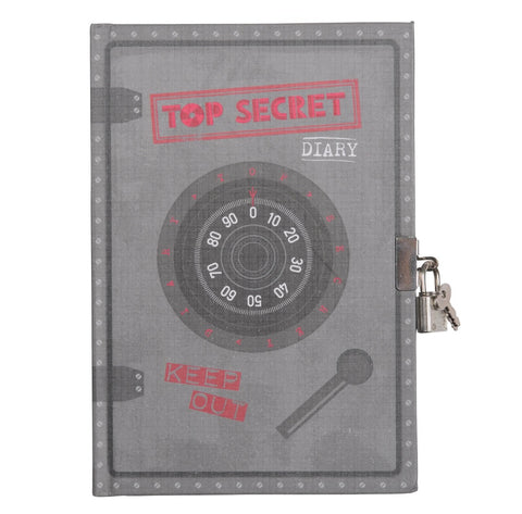 Lockable Diary - Top Secret
