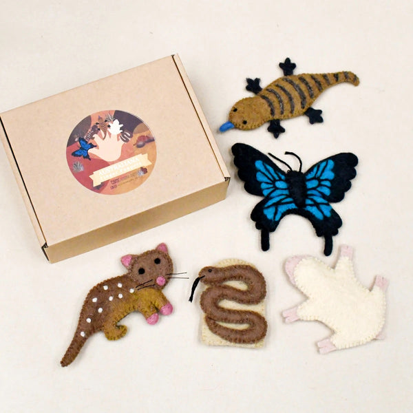 Australian Animals F - Finger Puppet Set