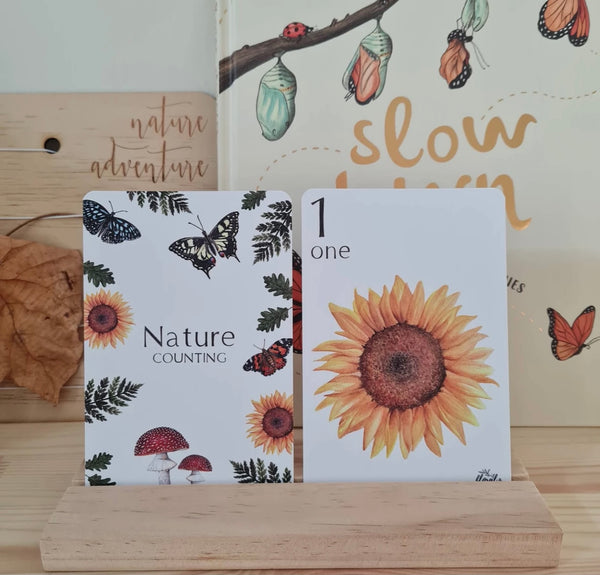 Nature Counting Flash Cards