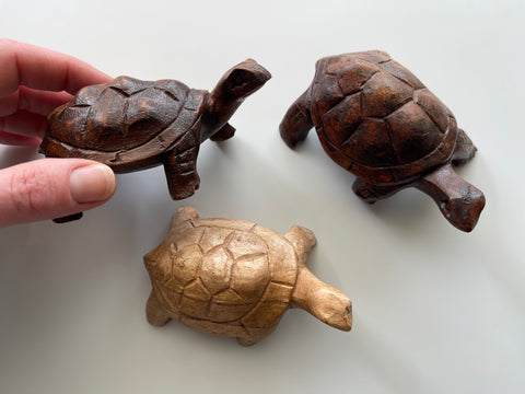 Wooden turtles